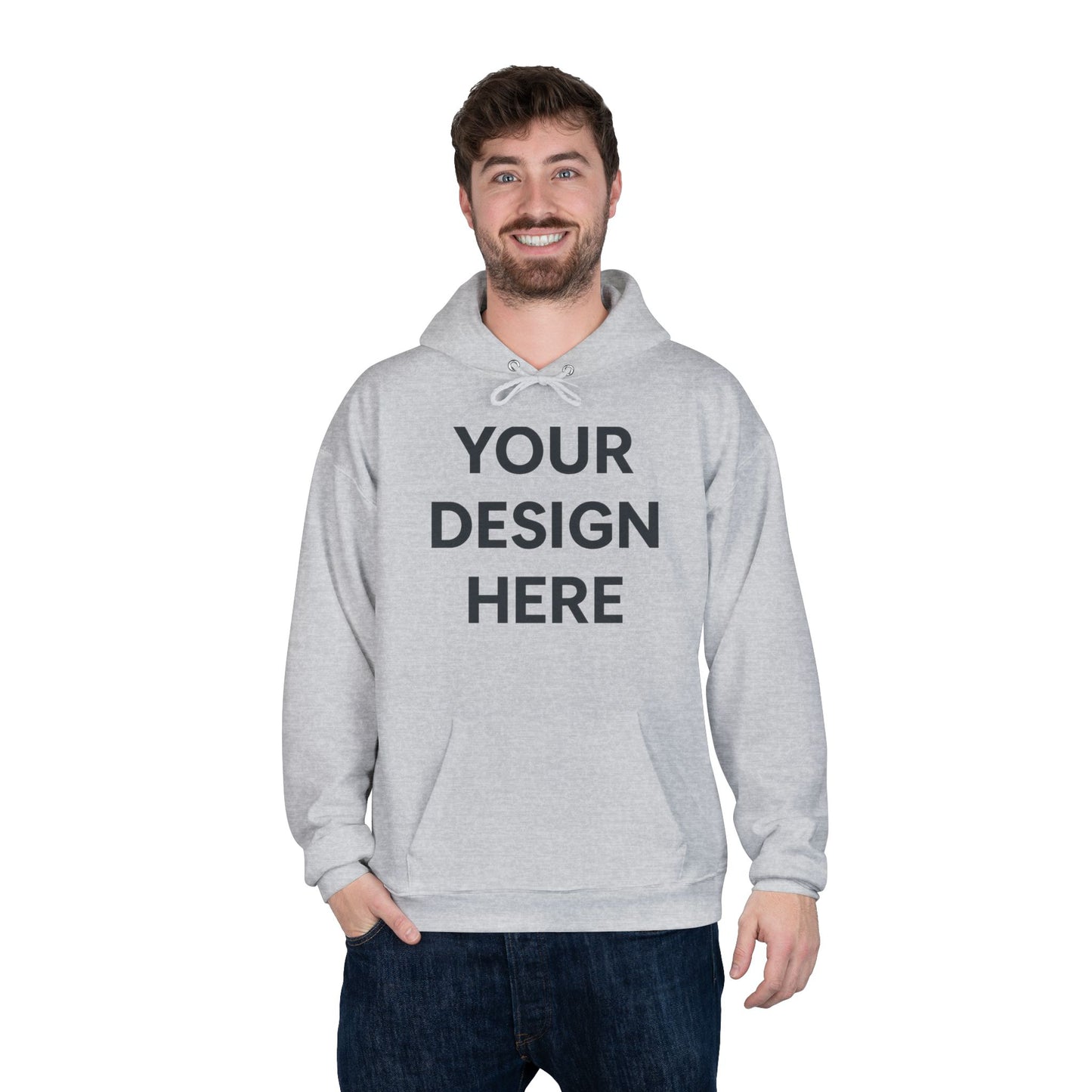 Custom Personalizable Hanes P170 EcoSmart Pullover Hoodie Sweatshirt Unisex Recycled Fleece Hoodie Sustainable Custom Hoodie with Logo or Name