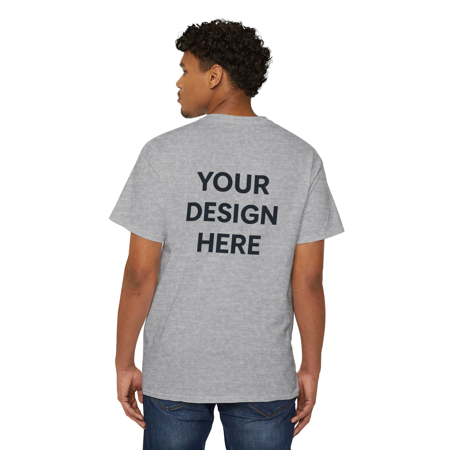 Custom Gildan 5300 Pocket T-Shirt Personalized Heavy Cotton Tee Custom Logo or Text Unisex Pocket Tee for Work, Events & Everyday Wear