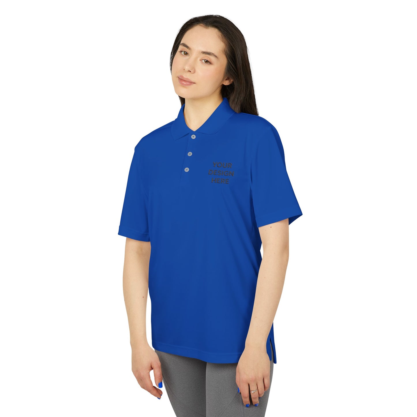 Custom Adidas A230 Polo Shirt Personalized Performance Polo for Men & Women Moisture-Wicking Golf & Work Shirt Custom Logo Embroidery