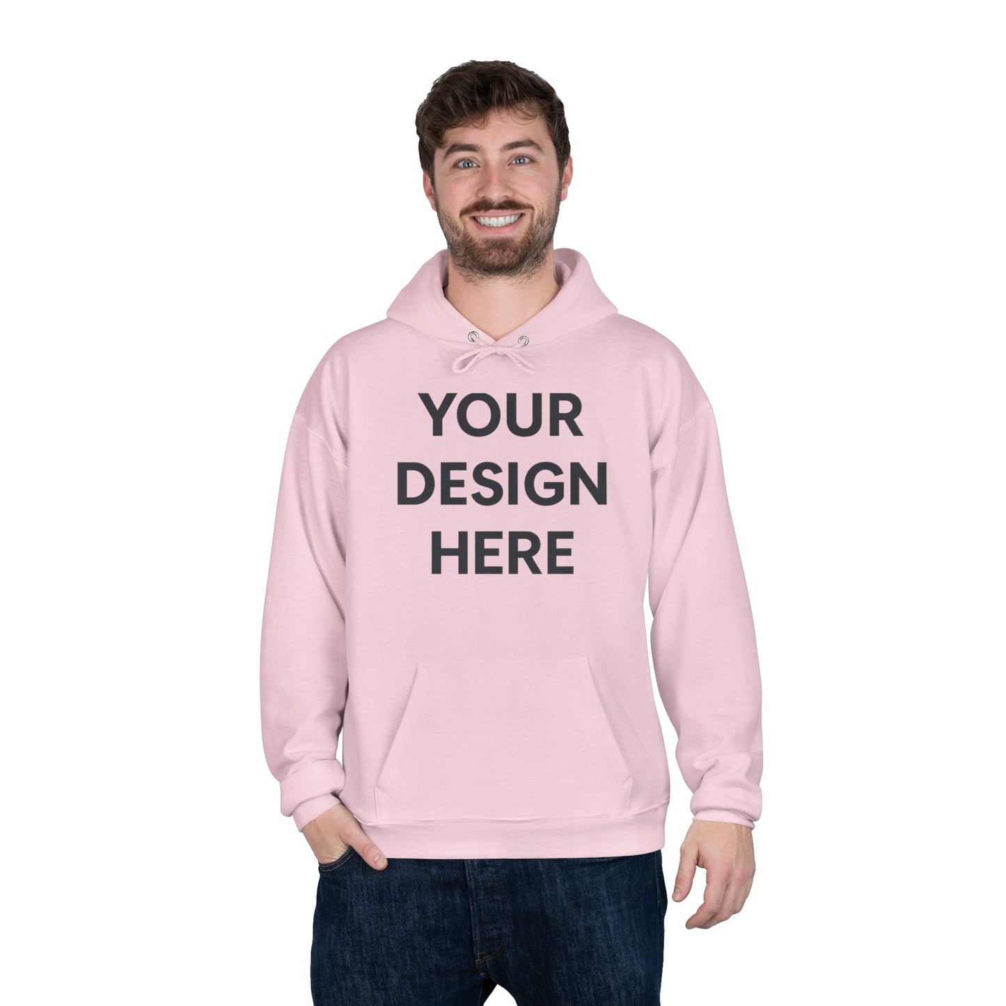 Custom Personalizable Hanes P170 EcoSmart Pullover Hoodie Sweatshirt Unisex Recycled Fleece Hoodie Sustainable Custom Hoodie with Logo or Name