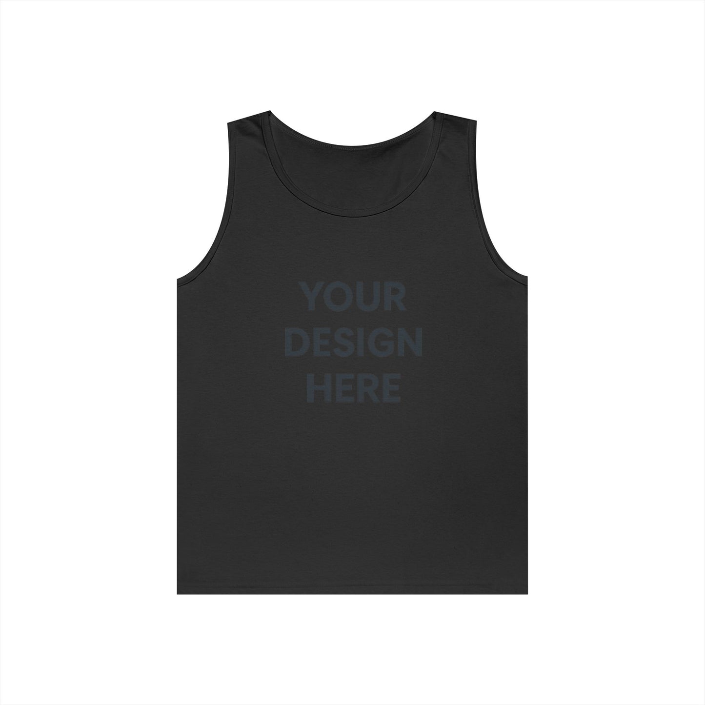 Custom Gildan 5200 Heavy Cotton Tank Top Personalized Sleeveless Shirt Custom Logo, Text, or Design Unisex Classic Fit Summer Tee