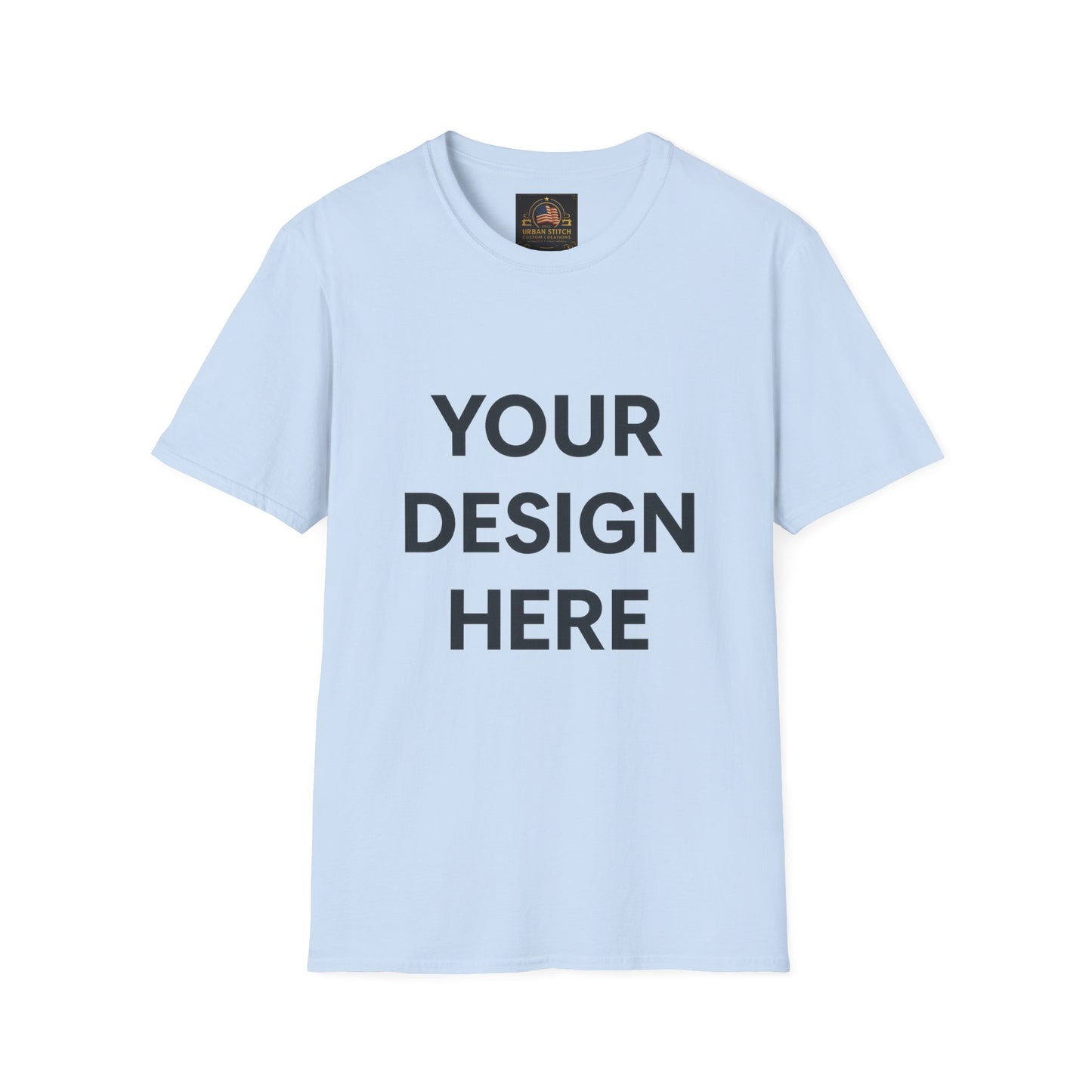 Custom Gildan 64000 Softstyle T-Shirt Personalized Unisex Tee Premium Cotton Blend Shirt for Men & Women Custom Logo, Text, or Design
