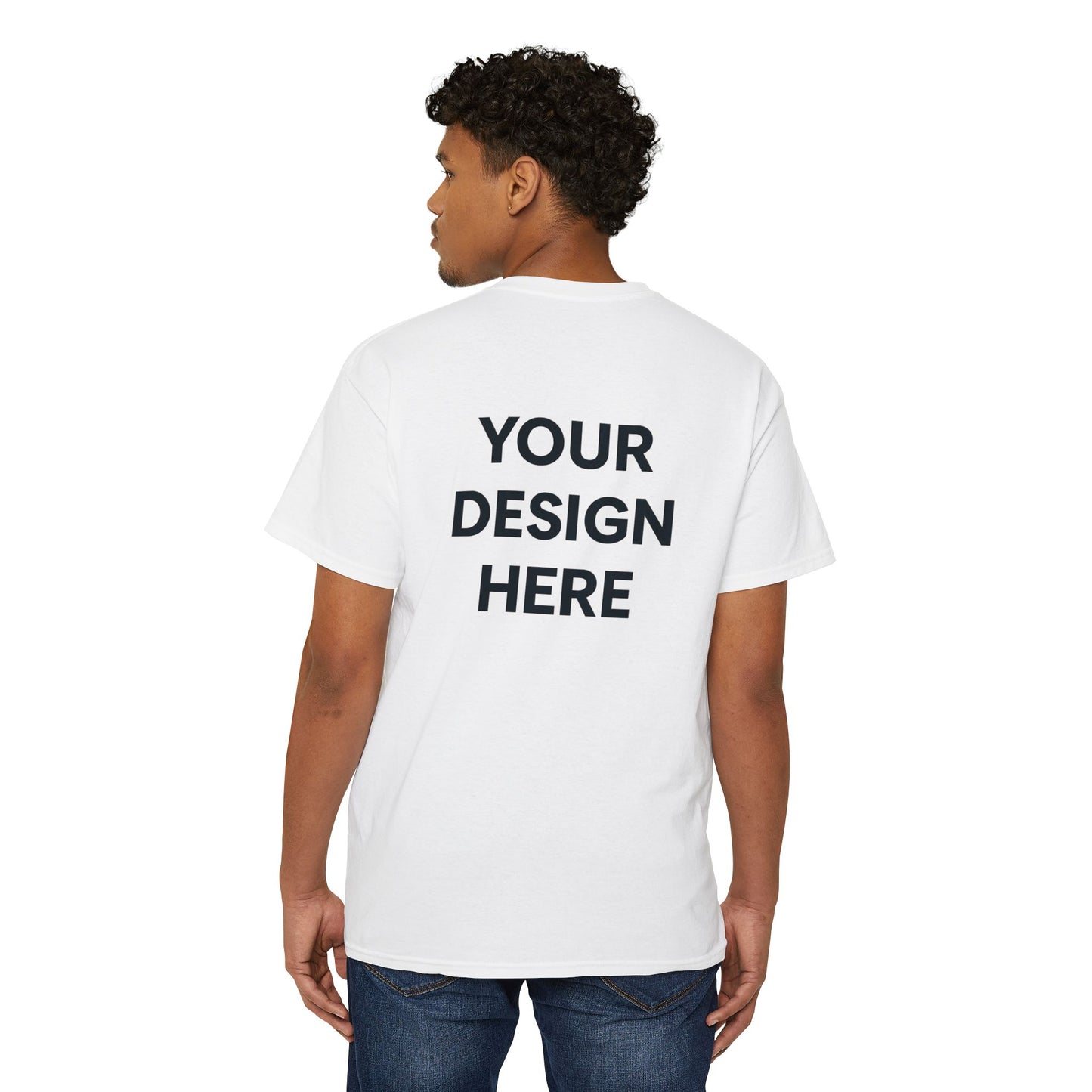 Custom Gildan 5300 Pocket T-Shirt Personalized Heavy Cotton Tee Custom Logo or Text Unisex Pocket Tee for Work, Events & Everyday Wear