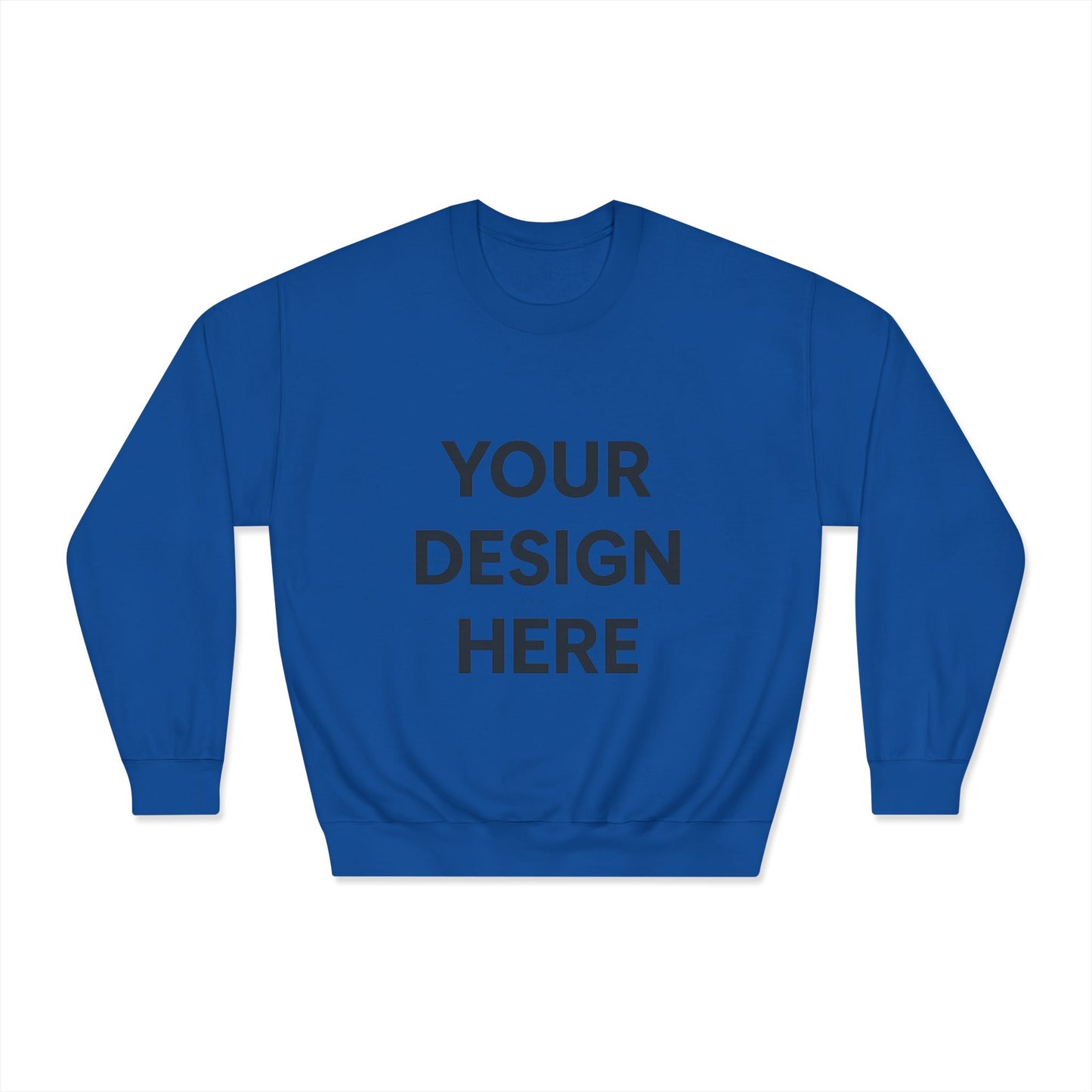 Custom Gildan 12000 DryBlend Crewneck Sweatshirt Personalized Moisture-Wicking Fleece Pullover Custom Logo, Text, or Design Unisex Cotton-Poly Sweatshirt