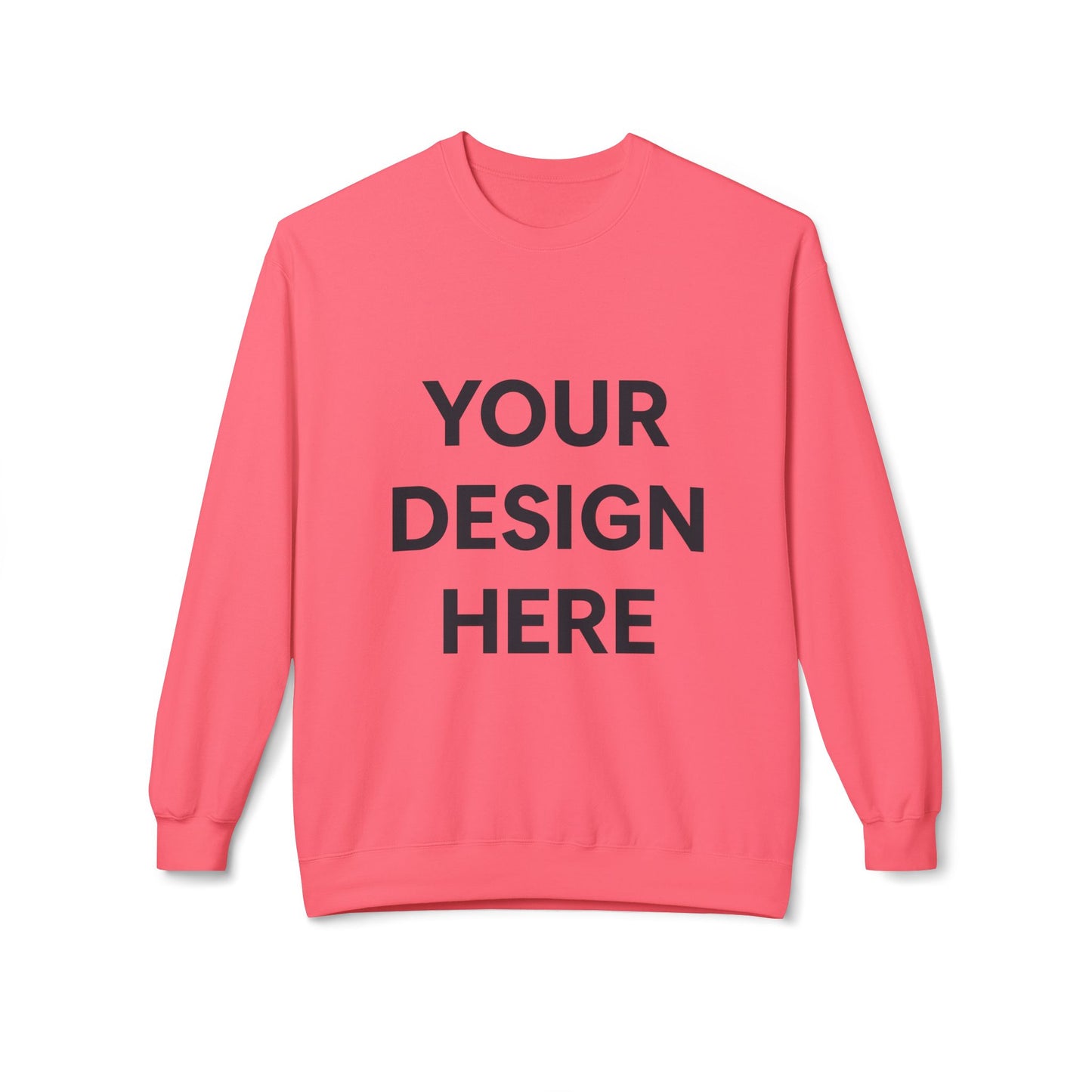 Cozy Customizable Crewneck Sweatshirt - Personalized Gift for Him/Her, Perfect for Fall/Winter, Unique Holiday Gifts, DIY Design