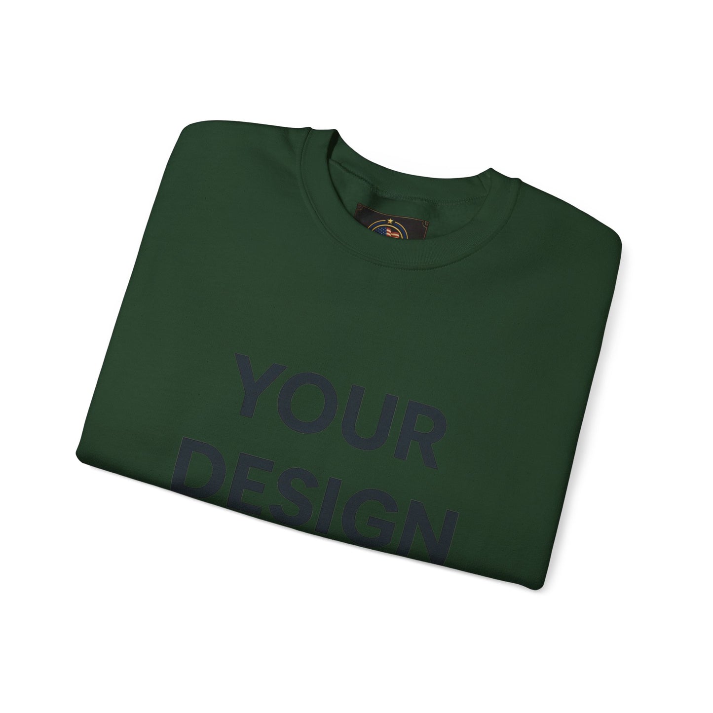 Custom Gildan 18000 Crewneck Sweatshirt | Personalized Heavy Blend Fleece Pullover | Custom Logo, Text, or Design | Unisex Cozy Cotton-Poly Sweatshirt