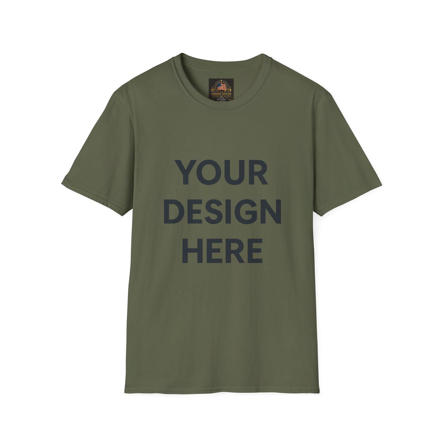 Custom Gildan 64000 Softstyle T-Shirt Personalized Unisex Tee Premium Cotton Blend Shirt for Men & Women Custom Logo, Text, or Design