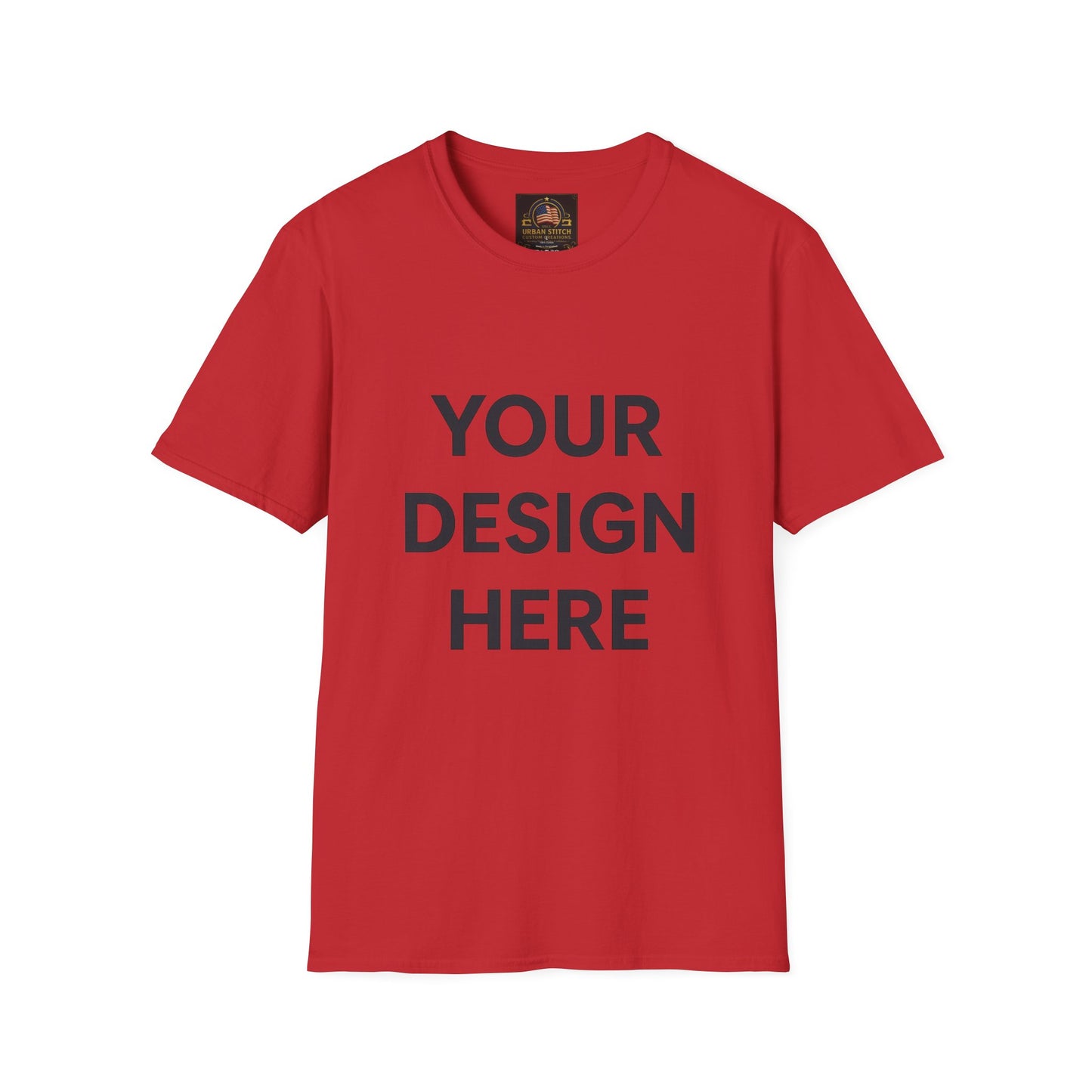 Custom Gildan 64000 Softstyle T-Shirt Personalized Unisex Tee Premium Cotton Blend Shirt for Men & Women Custom Logo, Text, or Design