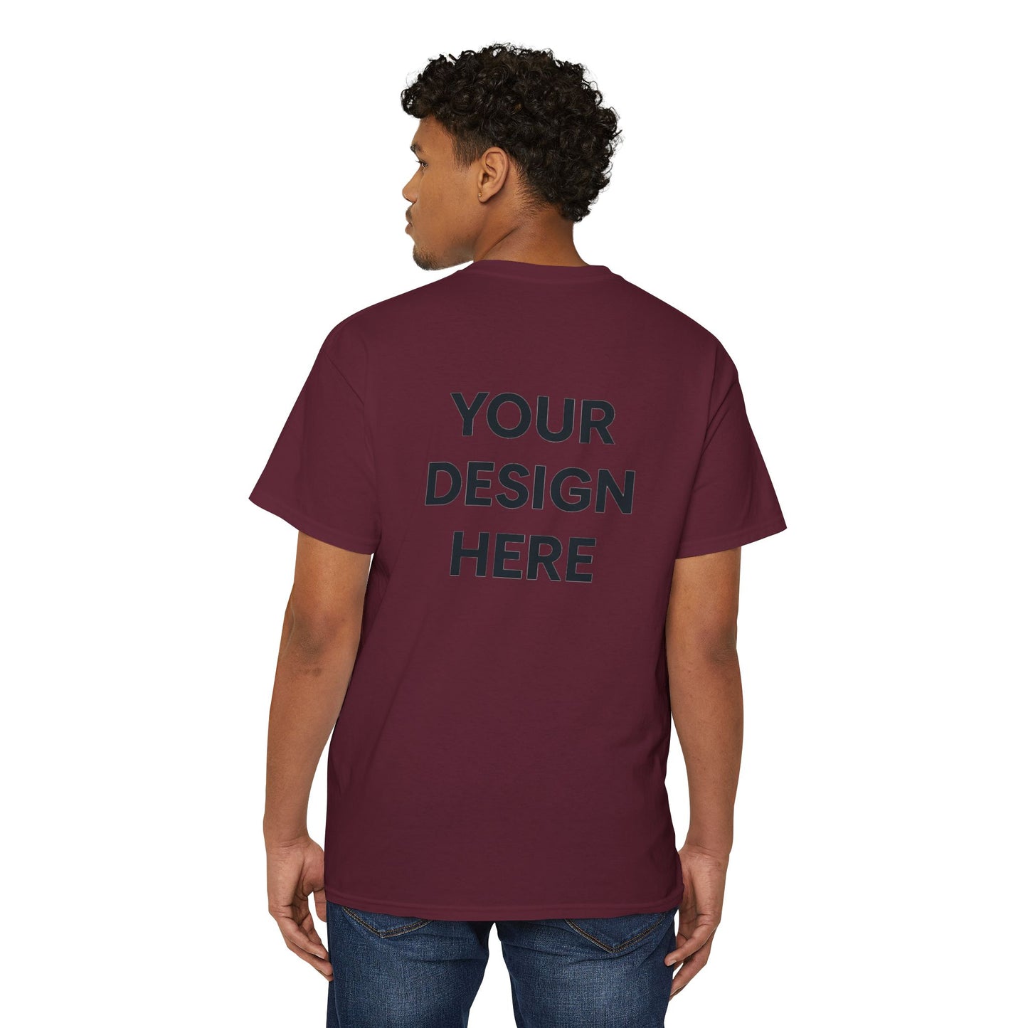 Custom Gildan 5300 Pocket T-Shirt Personalized Heavy Cotton Tee Custom Logo or Text Unisex Pocket Tee for Work, Events & Everyday Wear