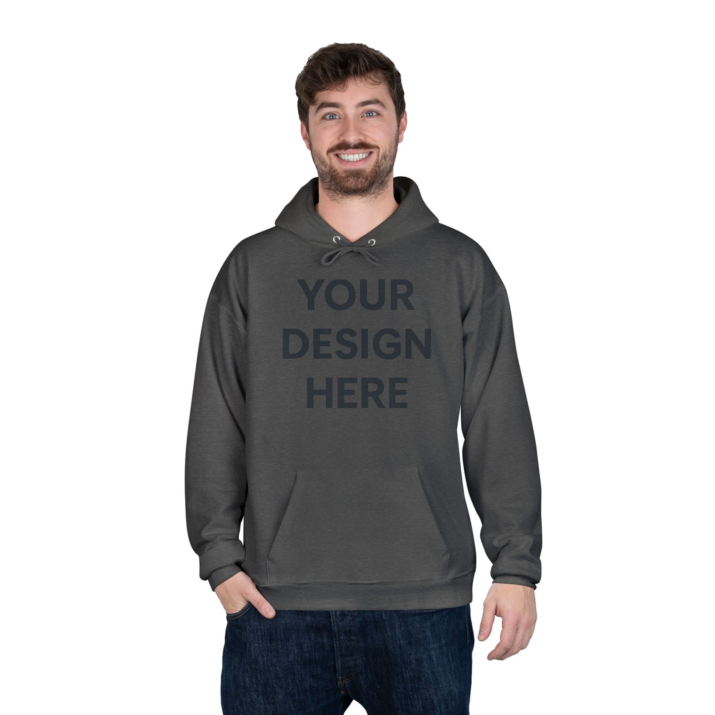 Custom Personalizable Hanes P170 EcoSmart Pullover Hoodie Sweatshirt Unisex Recycled Fleece Hoodie Sustainable Custom Hoodie with Logo or Name