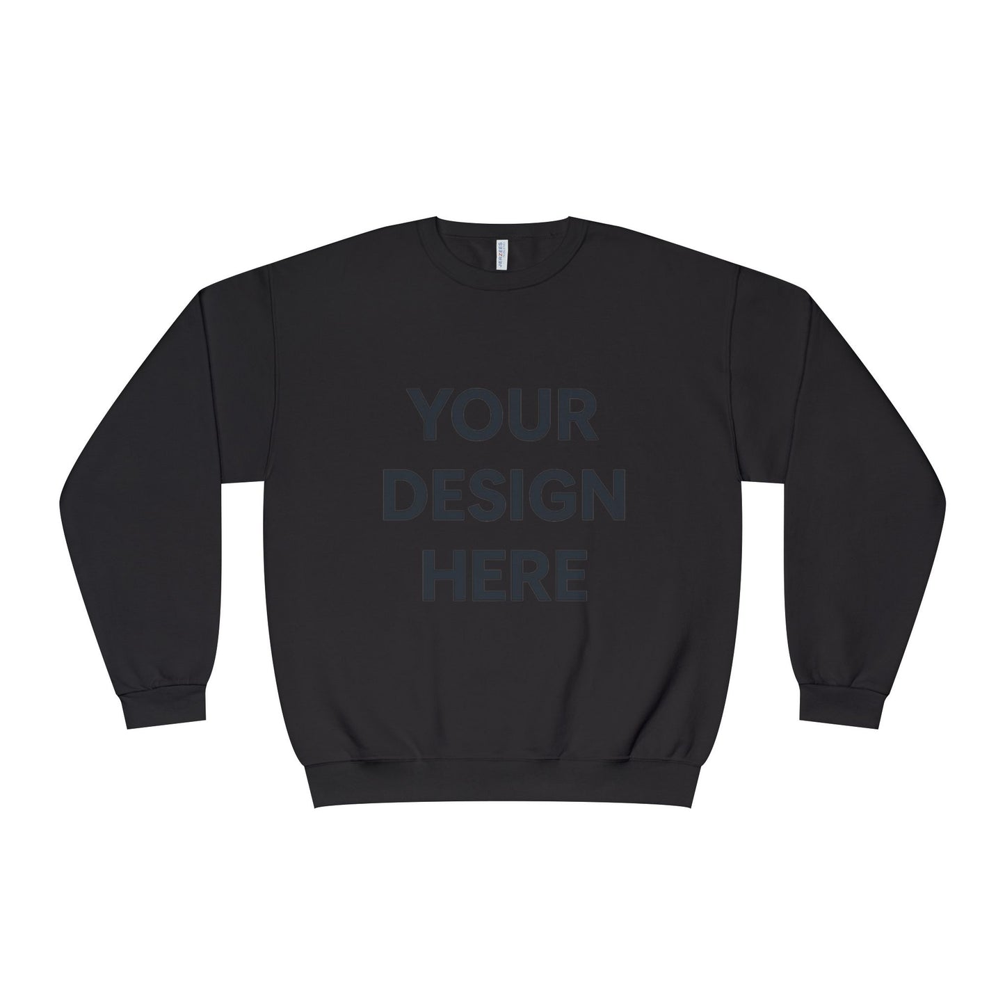 Custom Jerzees 562MR NuBlend Crewneck Sweatshirt Personalized Fleece Pullover Custom Logo, Text, or Design Soft Midweight Unisex Sweatshirt
