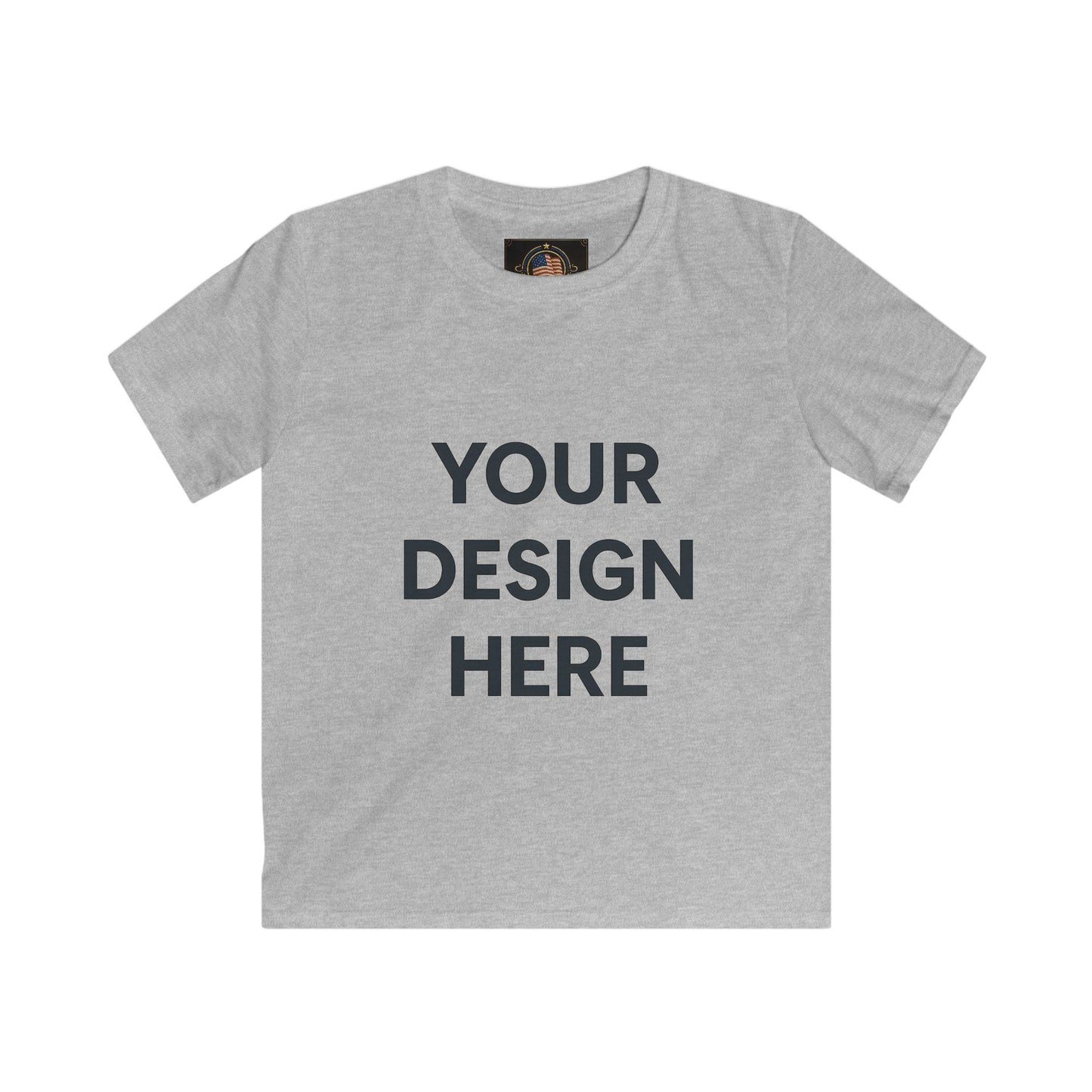 Custom Gildan 64000B Kids Softstyle T-Shirt Personalized Youth Tee Soft Ring-Spun Cotton Shirt Custom Name, Logo, or Design
