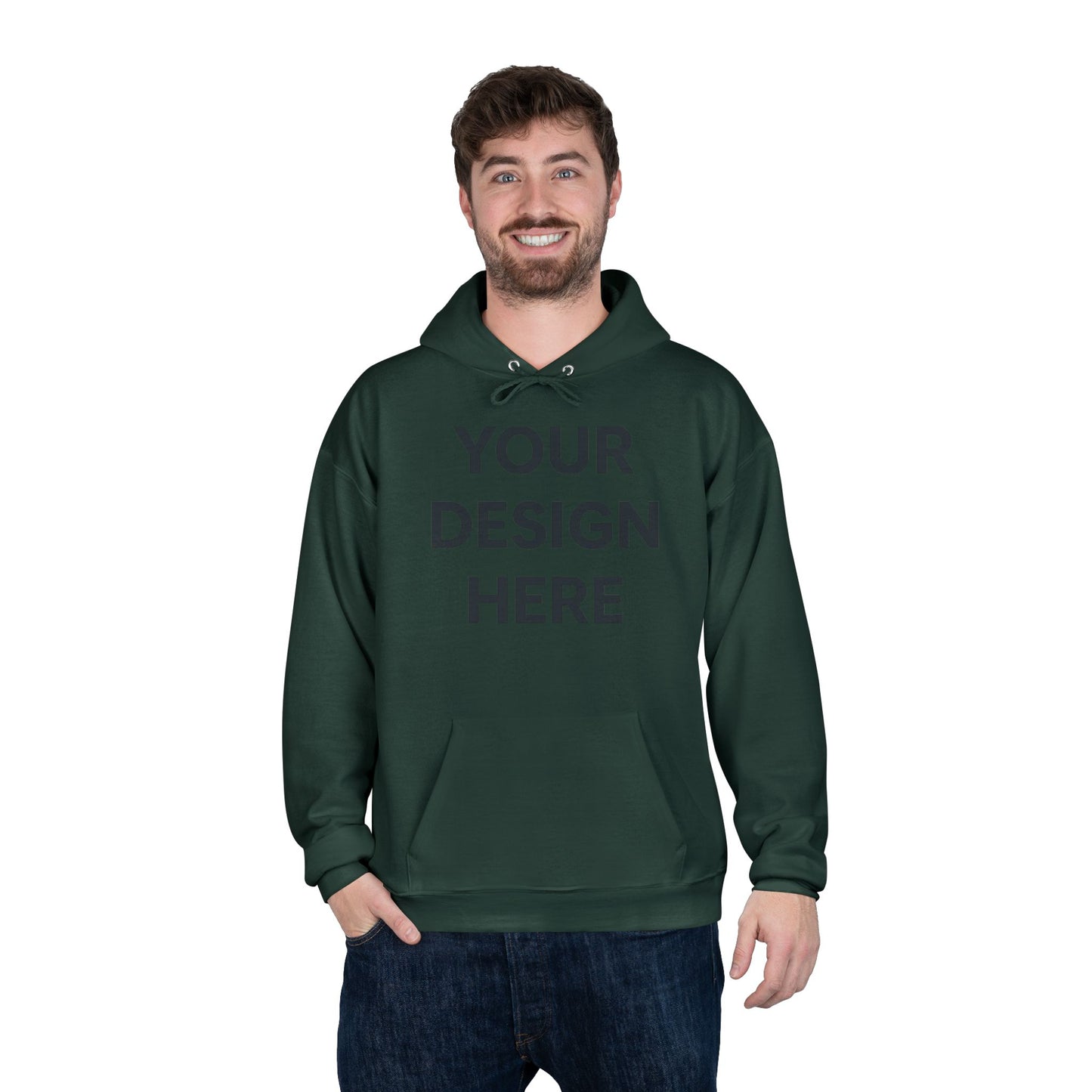 Custom Personalizable Hanes P170 EcoSmart Pullover Hoodie Sweatshirt Unisex Recycled Fleece Hoodie Sustainable Custom Hoodie with Logo or Name