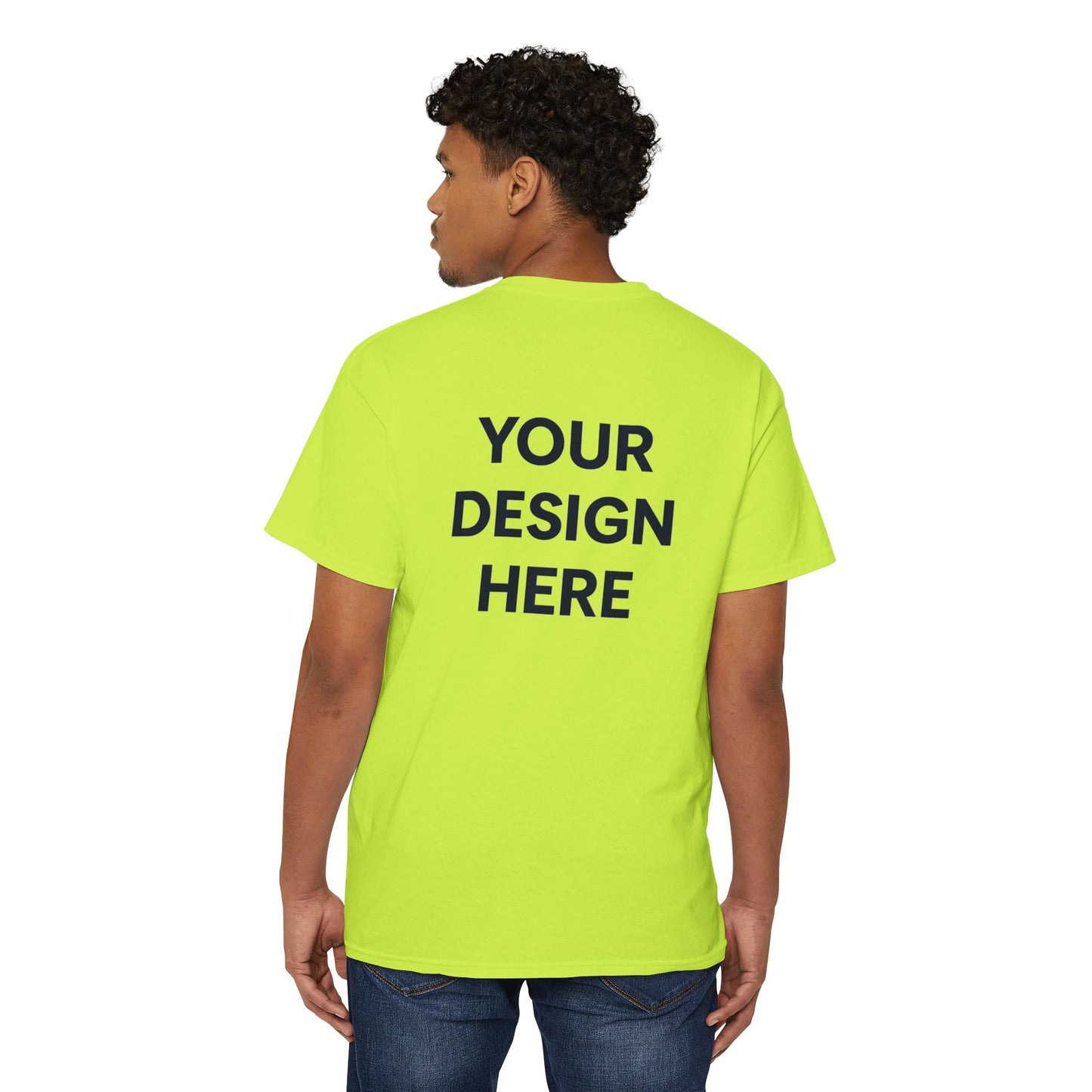 Custom Gildan 5300 Pocket T-Shirt Personalized Heavy Cotton Tee Custom Logo or Text Unisex Pocket Tee for Work, Events & Everyday Wear