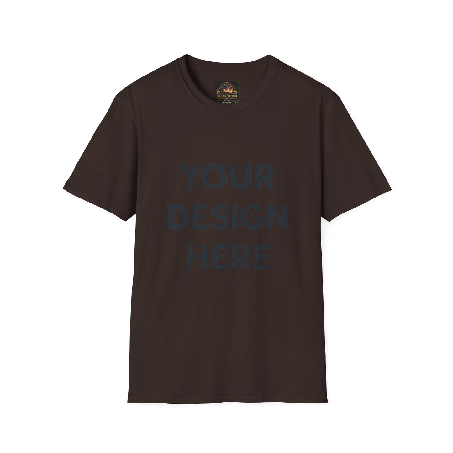 Custom Gildan 64000 Softstyle T-Shirt Personalized Unisex Tee Premium Cotton Blend Shirt for Men & Women Custom Logo, Text, or Design