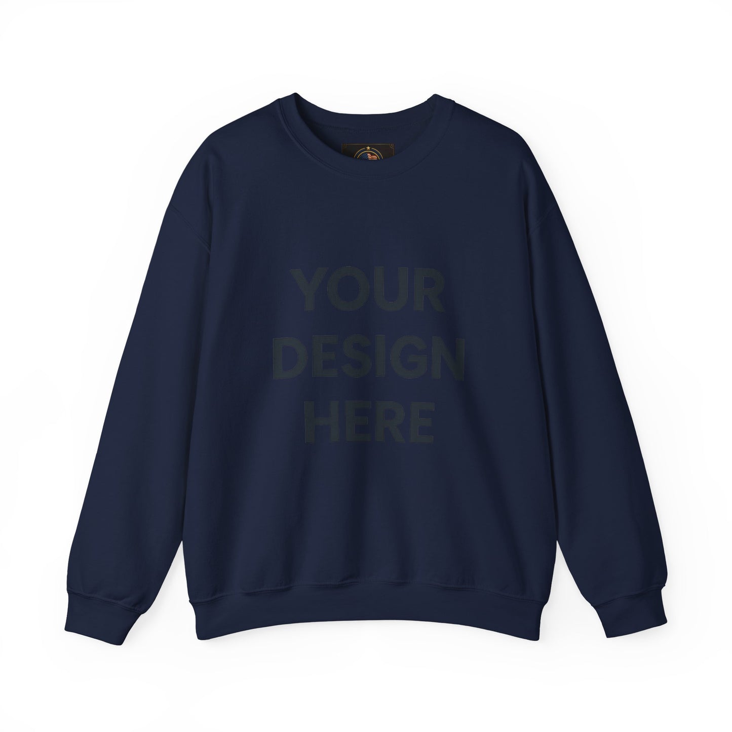 Custom Gildan 18000 Crewneck Sweatshirt | Personalized Heavy Blend Fleece Pullover | Custom Logo, Text, or Design | Unisex Cozy Cotton-Poly Sweatshirt