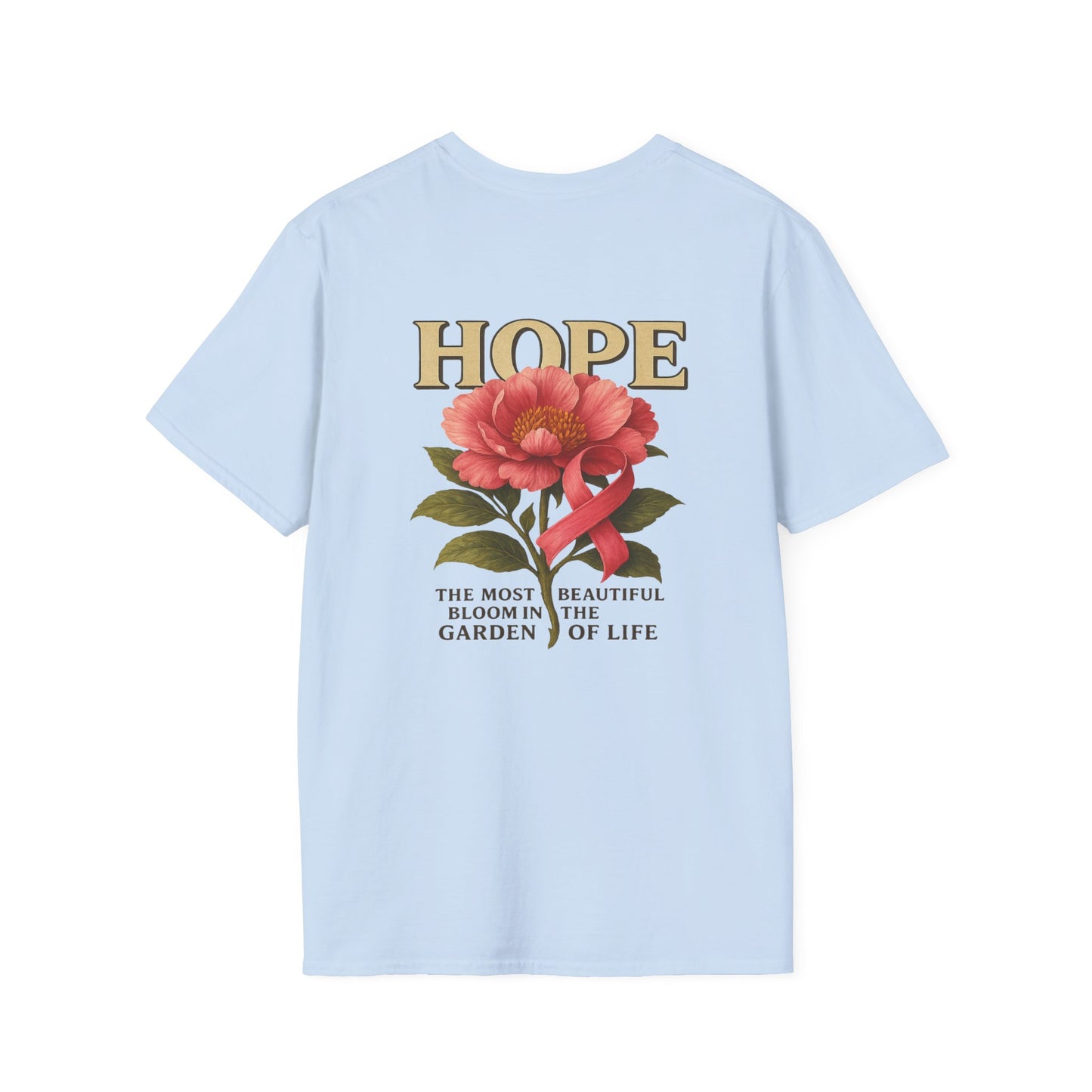 Floral Hope T-Shirt - Inspirational Gift for Garden Lovers, Perfect for Birthdays, Mother's Day, or Encouragement