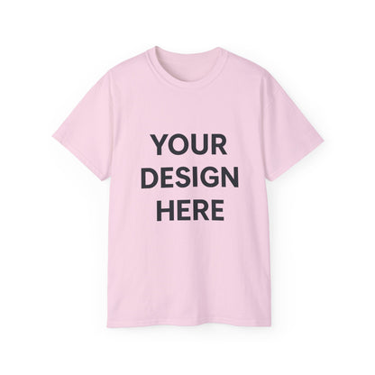 Custom Gildan 2000 Ultra Cotton T-Shirt Personalized Heavyweight Tee Custom Logo, Text, or Design Durable Unisex Shirt for Work, Events & Everyday Wear