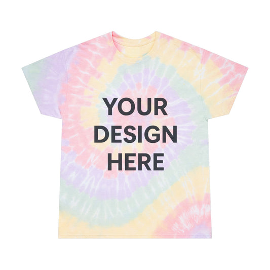Custom Gildan 5000 Spiral Tie-Dye T-Shirt Personalized Heavy Cotton Tee Vibrant Retro Swirl Design Custom Logo, Name & Text