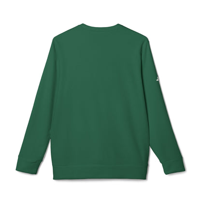 Custom Adidas Fleece Crewneck Sweatshirt Personalized Performance Pullover Soft Midweight Cotton-Poly Blend Custom Logo or Embroidery