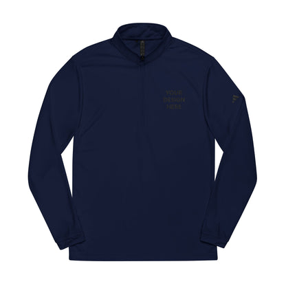 Custom Adidas A401 Quarter-Zip Pullover Personalized Performance Sweatshirt Moisture-Wicking Athletic Top Custom Logo or Embroidery