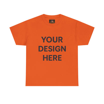 Custom Unisex Heavy Cotton Tee - Your Design Here, Personalized Shirt, Gift for Him/Her, Unique Family Reunion Outfit, Softwear Essentials