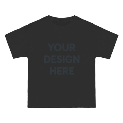 Custom Hanes 5180 Beefy-T Shirt Personalized Heavyweight Cotton Tee Premium Short Sleeve T-Shirt with Custom Logo, Text, or Design