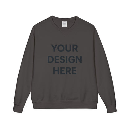 Custom Hanes GDH400 ComfortWash Crewneck Sweatshirt Personalized Garment-Dyed Fleece Pullover Vintage Soft Cotton Blend Custom Logo, Text, or Design