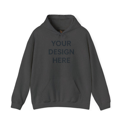 Custom Personalizable Gildan 18500 Heavy Blend Hooded Sweatshirt Unisex Custom Hoodie Soft Fleece Pullover with Your Design, Logo, or Name