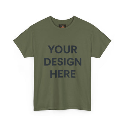 Custom Unisex Heavy Cotton Tee - Your Design Here, Personalized Shirt, Gift for Him/Her, Unique Family Reunion Outfit, Softwear Essentials