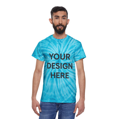 Custom Gildan 5000 Cyclone Tie-Dye T-Shirt Personalized Heavy Cotton Tee Swirl Pattern Retro Design Custom Logo, Text, or Artwork