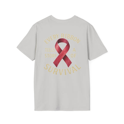 Survivor Story T-Shirt, Awareness Tee for Survivors, Supportive Unisex Softstyle T-Shirt, Gift for Cancer Survivors, Inspirational [...]