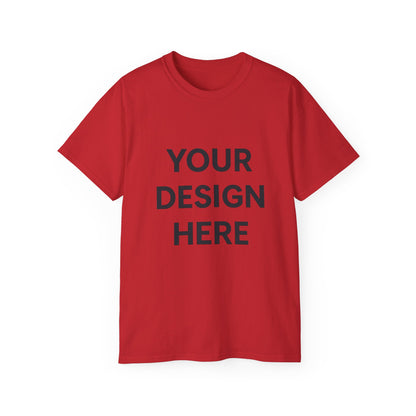 Custom Gildan 2000 Ultra Cotton T-Shirt Personalized Heavyweight Tee Custom Logo, Text, or Design Durable Unisex Shirt for Work, Events & Everyday Wear