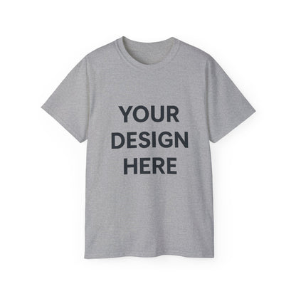 Custom Gildan 2000 Ultra Cotton T-Shirt Personalized Heavyweight Tee Custom Logo, Text, or Design Durable Unisex Shirt for Work, Events & Everyday Wear