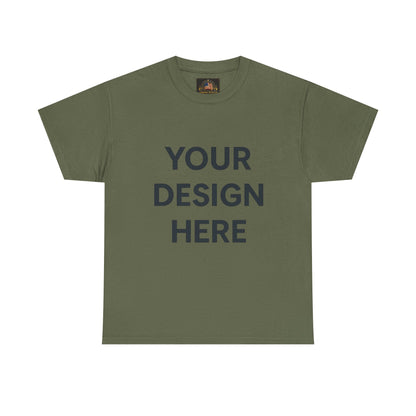 Custom Unisex Heavy Cotton Tee - Your Design Here, Personalized Shirt, Gift for Him/Her, Unique Family Reunion Outfit, Softwear Essentials
