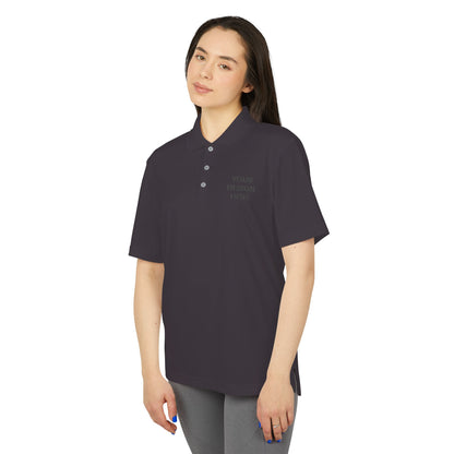Custom Adidas A230 Polo Shirt Personalized Performance Polo for Men & Women Moisture-Wicking Golf & Work Shirt Custom Logo Embroidery