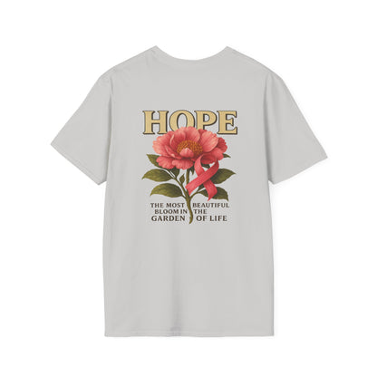 Floral Hope T-Shirt - Inspirational Gift for Garden Lovers, Perfect for Birthdays, Mother's Day, or Encouragement