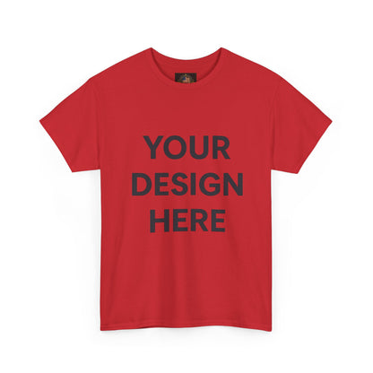 Custom Unisex Heavy Cotton Tee - Your Design Here, Personalized Shirt, Gift for Him/Her, Unique Family Reunion Outfit, Softwear Essentials