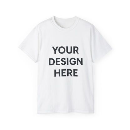 Custom Gildan 2000 Ultra Cotton T-Shirt Personalized Heavyweight Tee Custom Logo, Text, or Design Durable Unisex Shirt for Work, Events & Everyday Wear