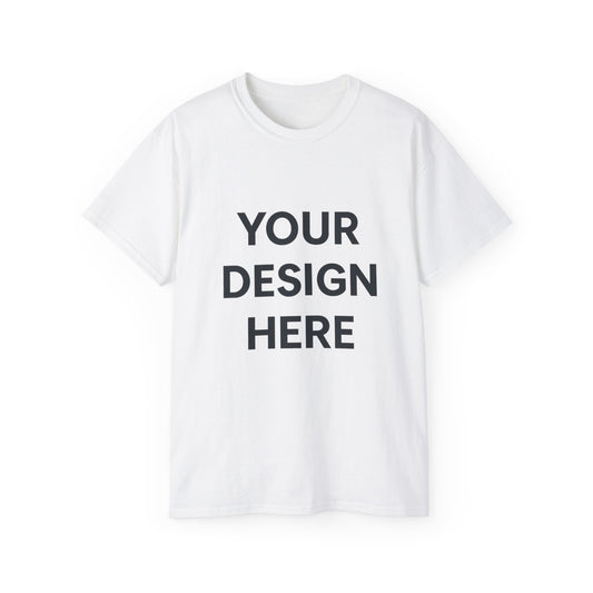 Custom Gildan 2000 Ultra Cotton T-Shirt Personalized Heavyweight Tee Custom Logo, Text, or Design Durable Unisex Shirt for Work, Events & Everyday Wear