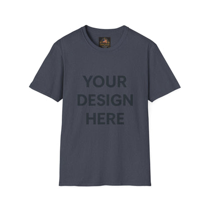 Custom Gildan 64000 Softstyle T-Shirt Personalized Unisex Tee Premium Cotton Blend Shirt for Men & Women Custom Logo, Text, or Design