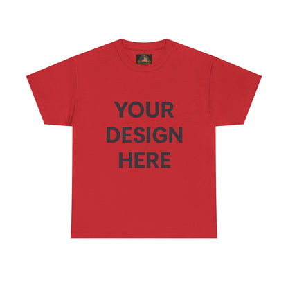 Custom Unisex Heavy Cotton Tee - Your Design Here, Personalized Shirt, Gift for Him/Her, Unique Family Reunion Outfit, Softwear Essentials