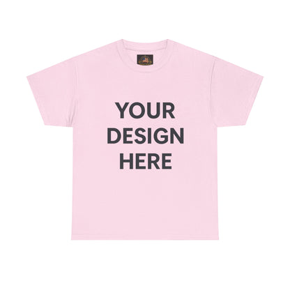Custom Unisex Heavy Cotton Tee - Your Design Here, Personalized Shirt, Gift for Him/Her, Unique Family Reunion Outfit, Softwear Essentials