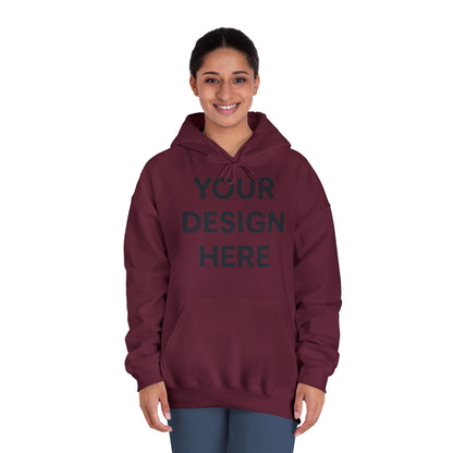 Custom Gildan 12500 DryBlend Hoodie Personalized Moisture-Wicking Fleece Sweatshirt Custom Logo, Text or Design Unisex Cotton-Poly Pullover