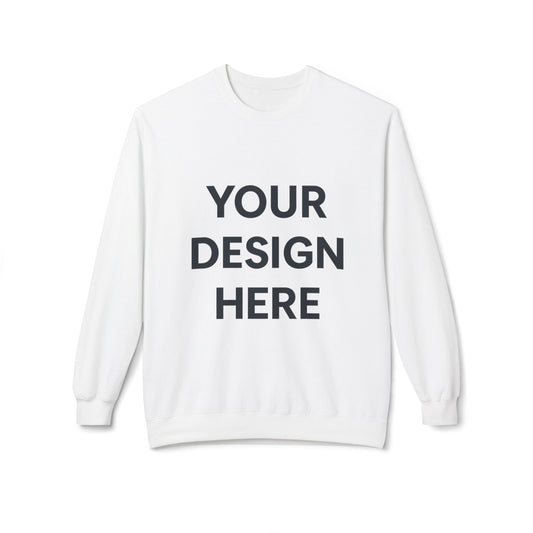 Cozy Customizable Crewneck Sweatshirt - Personalized Gift for Him/Her, Perfect for Fall/Winter, Unique Holiday Gifts, DIY Design