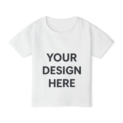 Custom Gildan 5100P Toddler T-Shirt Personalized Heavy Cotton Kids Tee Custom Name, Logo or Design Soft Durable Preshrunk Cotton Shirt