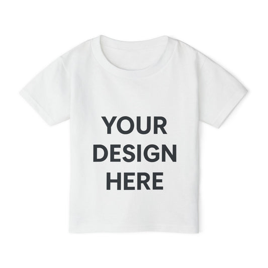 Custom Gildan 5100P Toddler T-Shirt Personalized Heavy Cotton Kids Tee Custom Name, Logo or Design Soft Durable Preshrunk Cotton Shirt