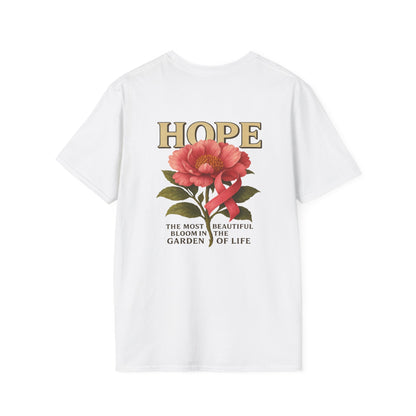 Floral Hope T-Shirt - Inspirational Gift for Garden Lovers, Perfect for Birthdays, Mother's Day, or Encouragement