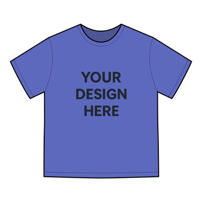 Custom Hanes GDH100 ComfortWash T-Shirt Personalized Garment-Dyed Tee Vintage Soft Cotton Shirt Custom Logo, Text, or Design