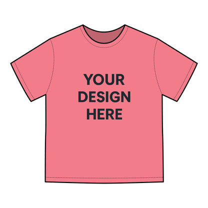 Custom Hanes GDH100 ComfortWash T-Shirt Personalized Garment-Dyed Tee Vintage Soft Cotton Shirt Custom Logo, Text, or Design